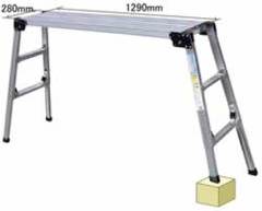 四脚調整高所作業台足場／M154RN100-7N